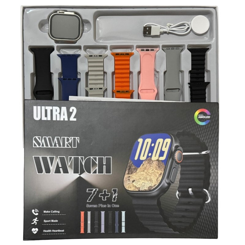 Ultra 2 Smart Watch – 7 Straps Edition