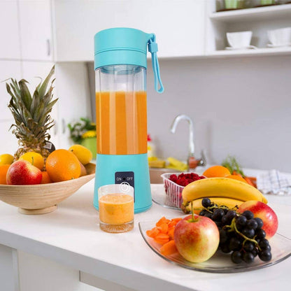 Portable Powerful 6 Blades USB Rechargeable Juicer Blender