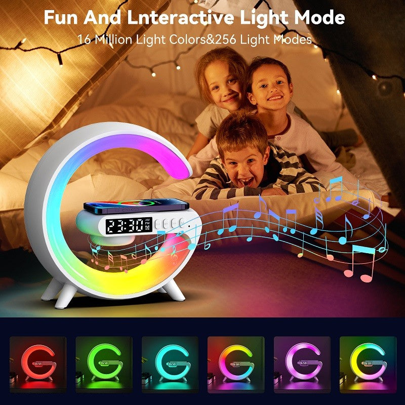 G63 Bluetooth Speaker Atmosphere Light Wireless Charger