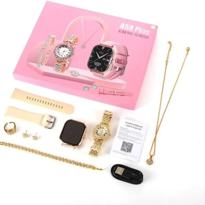A58 Plus 6-in-1 Smartwatch for Women