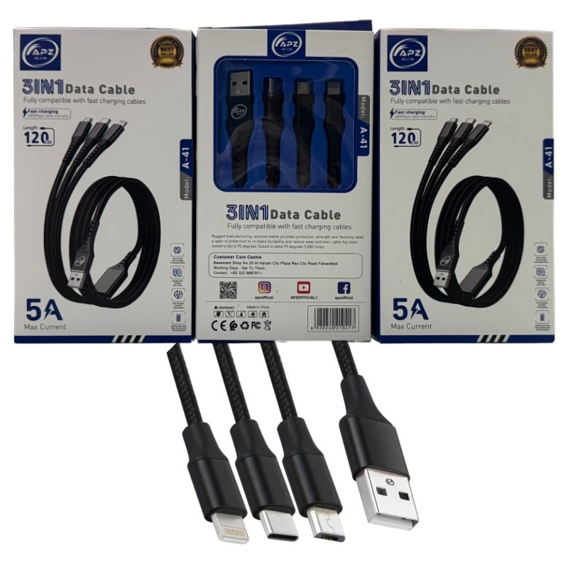 3-in-1 Fast Charging Cable
