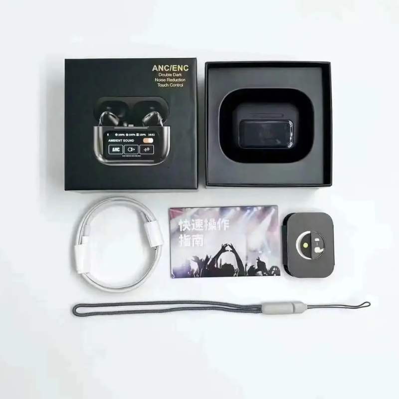 A9 Pro 2 Earbuds with LCD Tablet