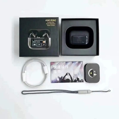 A9 Pro 2 Earbuds with LCD Tablet
