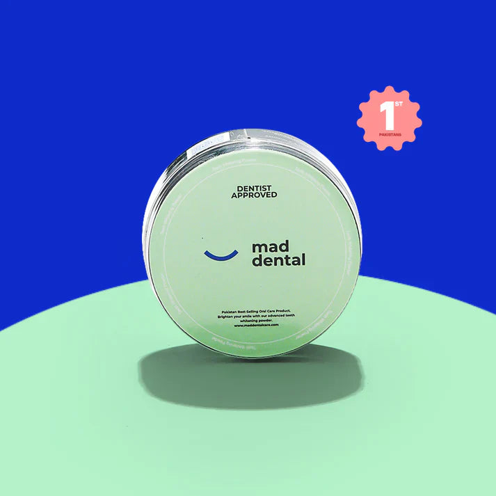 Dentist-Approved Teeth Whitening Powder ( Mad Dental Care)