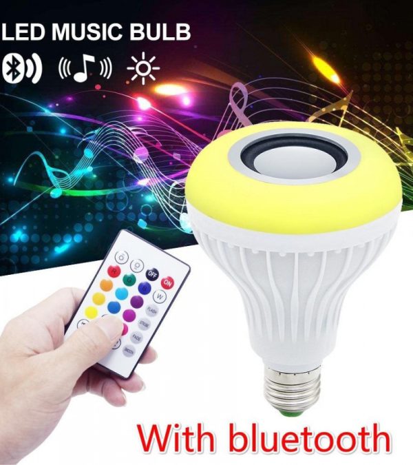 2-in-1 Smart LED Bulb + Bluetooth Speaker