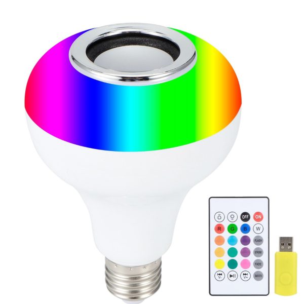 2-in-1 Smart LED Bulb + Bluetooth Speaker
