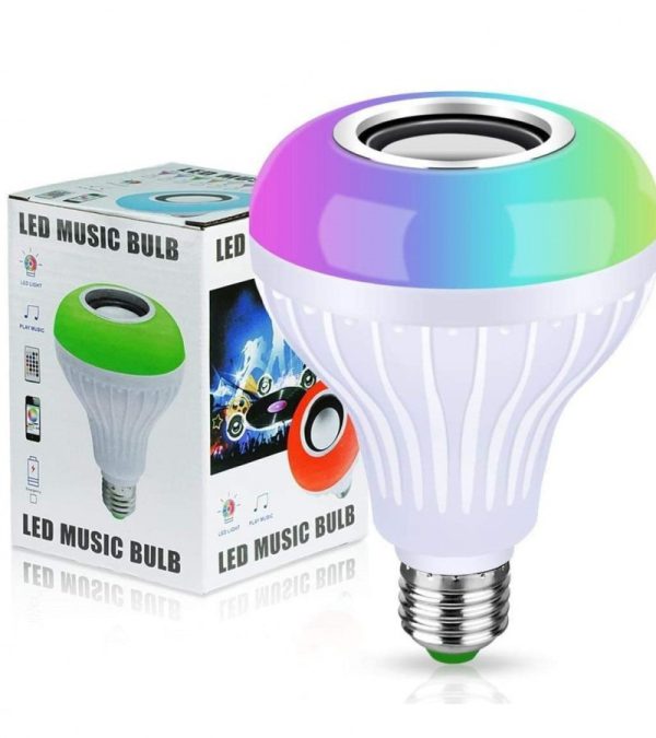 2-in-1 Smart LED Bulb + Bluetooth Speaker