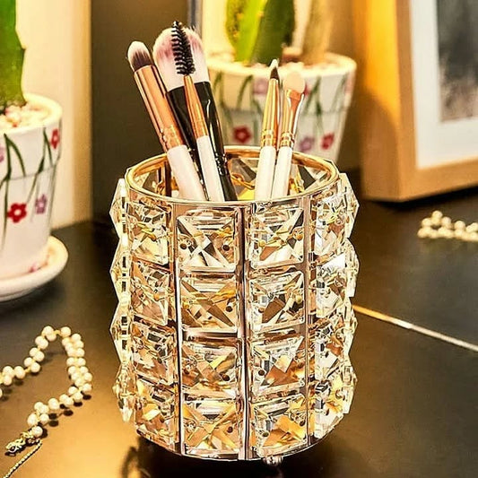 Premium Golden Brush Makeup Holder.