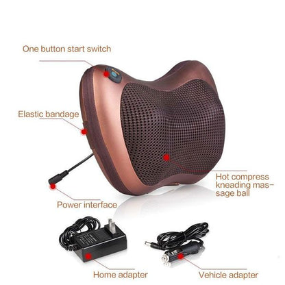 Heated Kneading Pillow Massager
