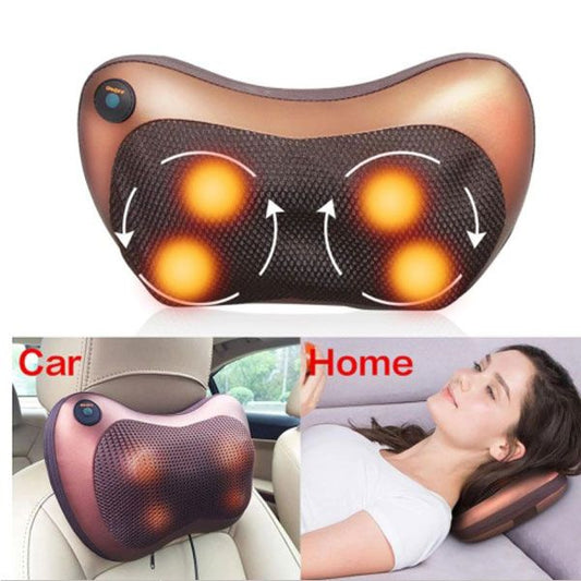 Heated Kneading Pillow Massager