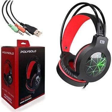Polygold USB Led Gaming Headset With Microphone
