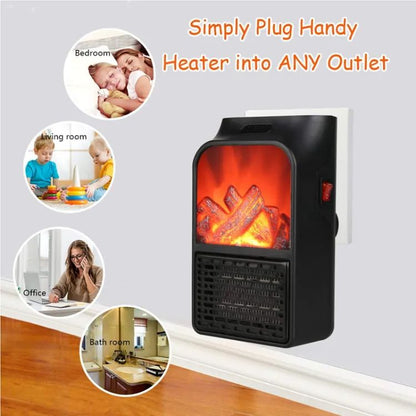 Mini Remote control winter new flame heater