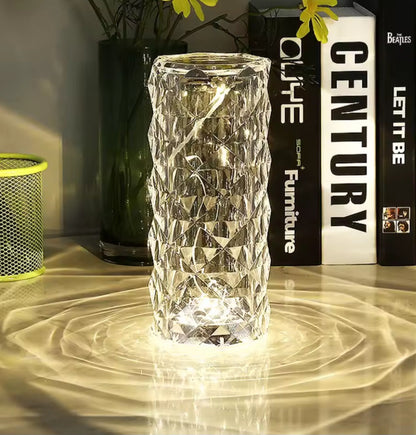 Crystal Lamp 16-Color Changing RGB Night Light Touch Lamp