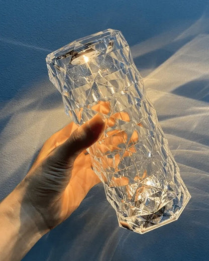 Crystal Lamp 16-Color Changing RGB Night Light Touch Lamp