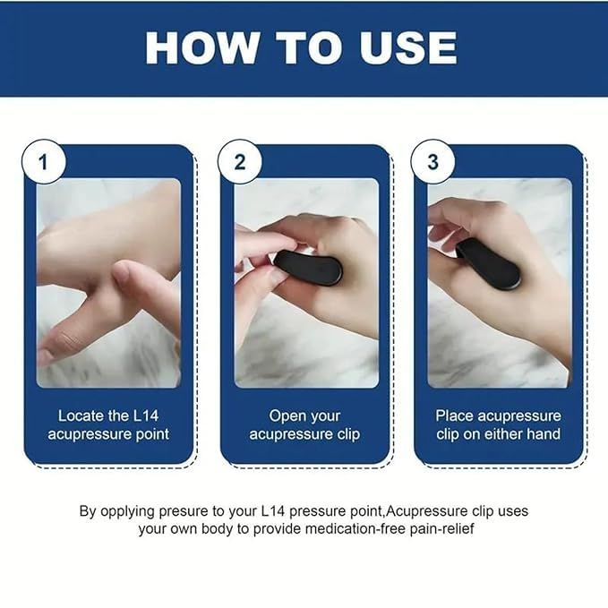 Sugar Control Li4 Acupressure Point Clip Wearable