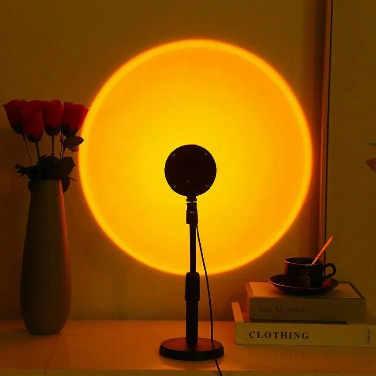 3 in 1 Sunset Lamp 16 Colors LED Changing (WITH REMOTE)