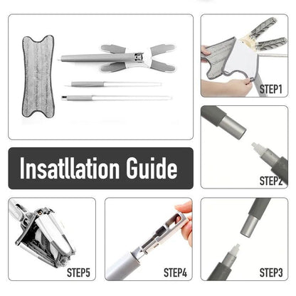 X Shape Microfiber Mop